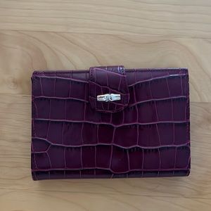 Longchamp leather wallet
